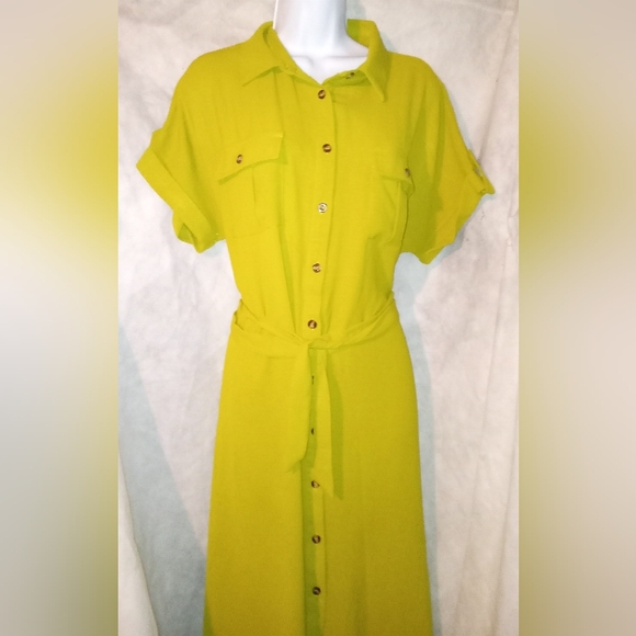 She + Sky Dresses & Skirts - She + Sky Belted Shirt Dress